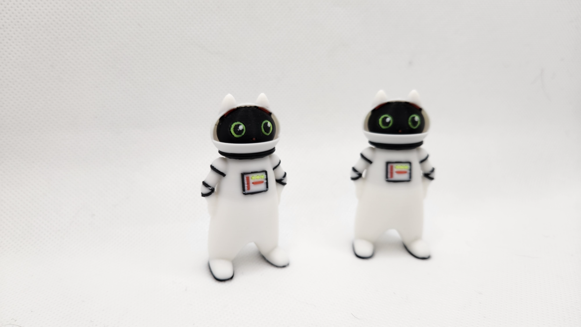 cute astro cat models by fillifuu toys & games characters kitty ams fun multi color 3D print model - Mito3D