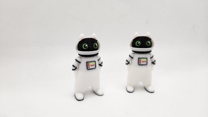 cute astro cat models by fillifuu toys & games characters kitty ams fun multi color 3d print model - Mito3D