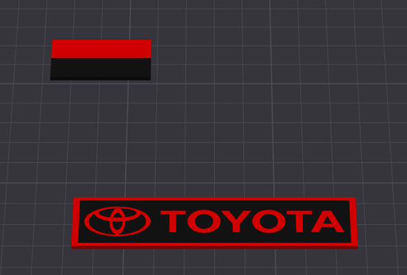 toyota logo by stef3d art signs & logos 3d print model - Mito3D