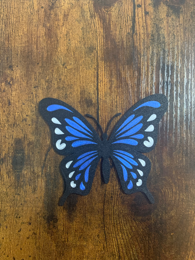 kelebek 4 by yavaş konuşma atölye ev halkı dekor uçmak gökyüzü kelebekler renk doğa dekorasyonlar 3d print model - Mito3D