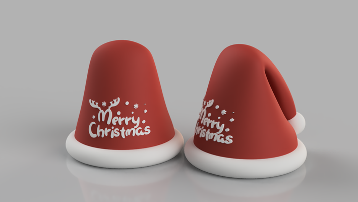 christmas hat by hg design household festivities merry 3d print model - Mito3D