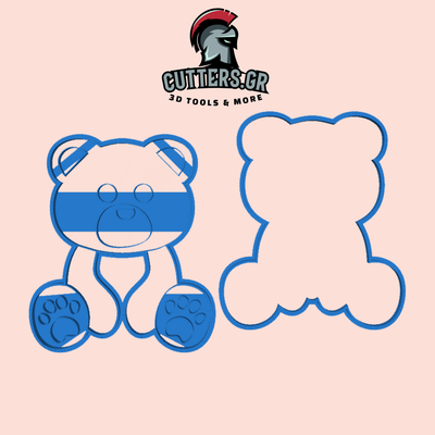 cookie cutter - bear by bobcut3dgr tools cookiescutter teddy 3d print model - Mito3D