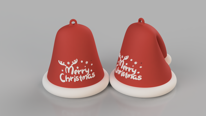 christmas hat v2 by hg design household festivities art 3d print model - Mito3D