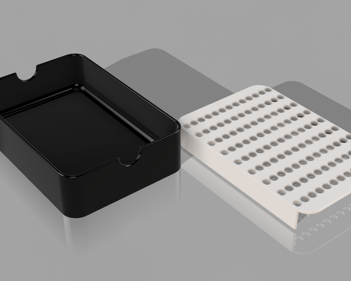 soap dish - easy print by magic studio 3d tools organizers bathroom accessory organizer bath bathsoap 3d print model - Mito3D