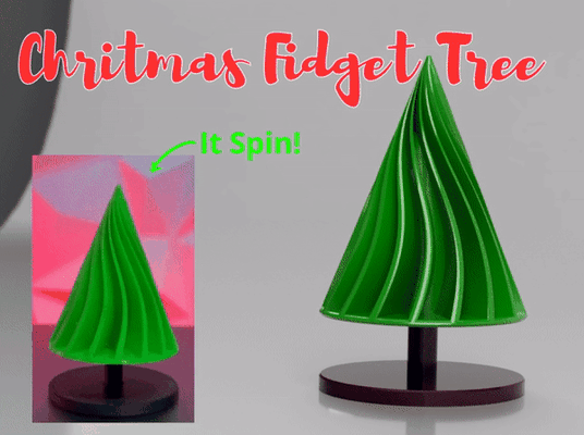 navidad agitarse árbol remezclado by maxaruta casa festividades hilandero fidget spinner arboles navidad figet juguete 3d print model - Mito3D