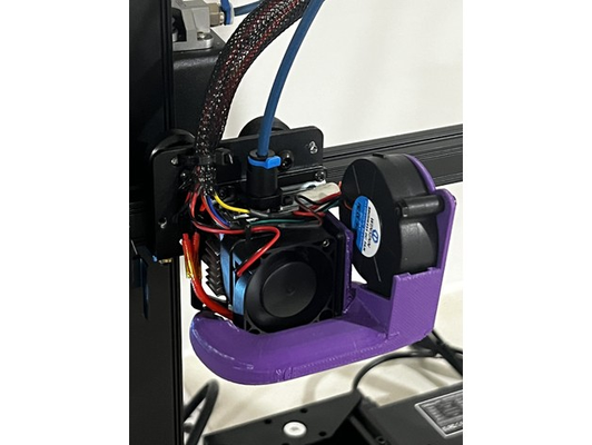 cr-10 smart 5015 dual duct cooling fan upgrade remixed by arnnav0kudale 3d printer accessories cr10smart 3d print model - Mito3D