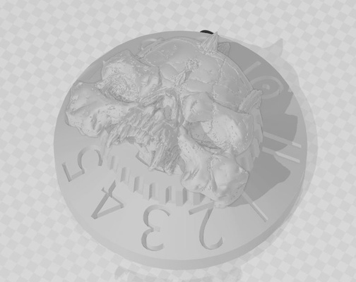 demon skull guitar knob by mugenmicko tools gadgets 3d print model - Mito3D