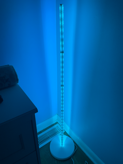 led floor lamp by average3dprints household decor strip kit gamer streamer corner 3d print model - Mito3D