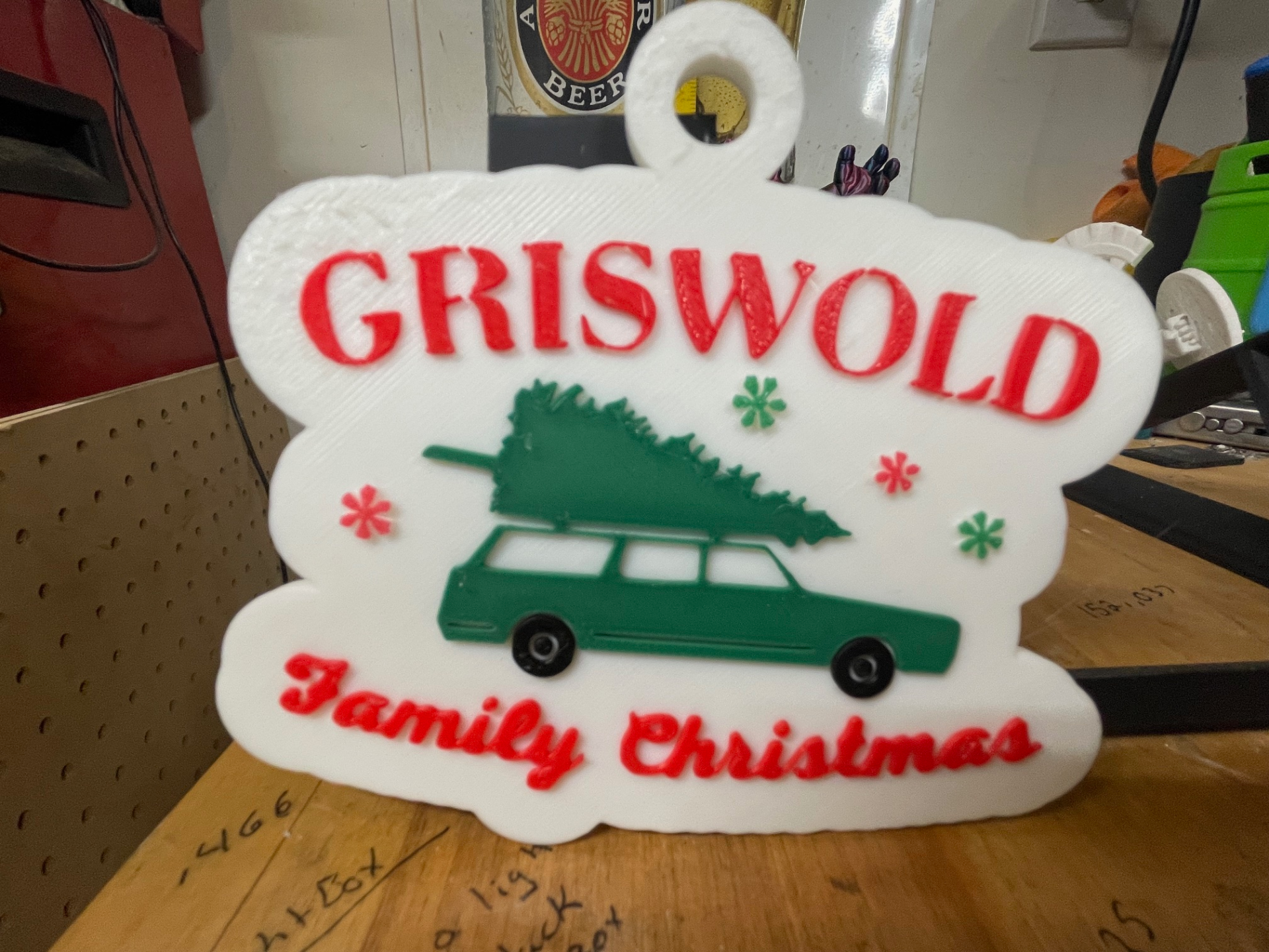 griswold família natal enfeite by websters criações casa decoração feriado 3D print model - Mito3D