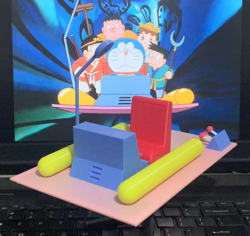 doraemon 1988 time machine by yisyik kunst modelle doraemon maschine 3D print model - Mito3D