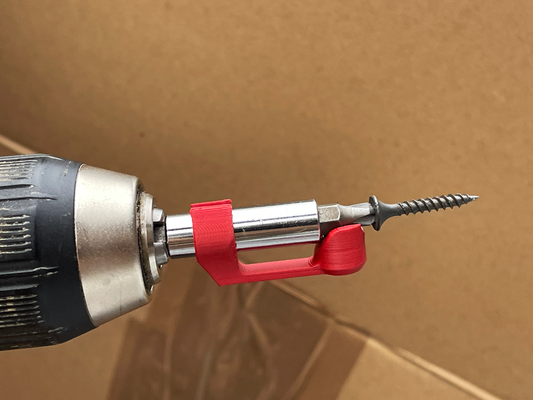 magnetic screw holder drill screwdriver by florinv tools drillbit bit screwholder 3d print model - Mito3D