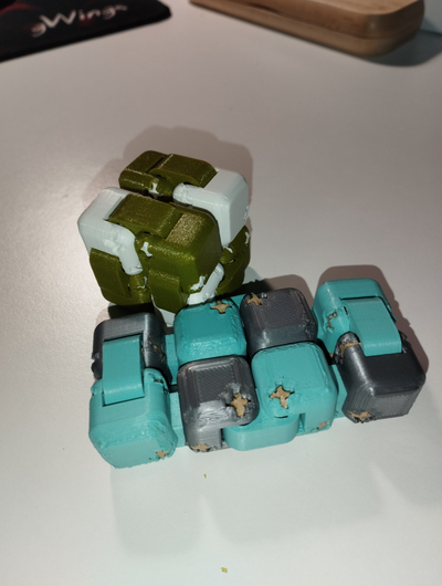lego fidget cube by linky3d toys & games 3d print model - Mito3D