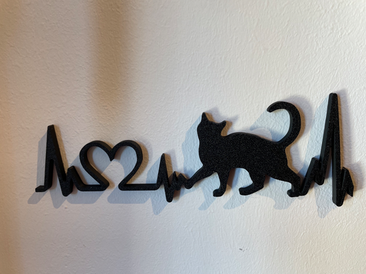 gato amante remixado by andrianopolino miniaturas animais amantes gatos 3d print model - Mito3D