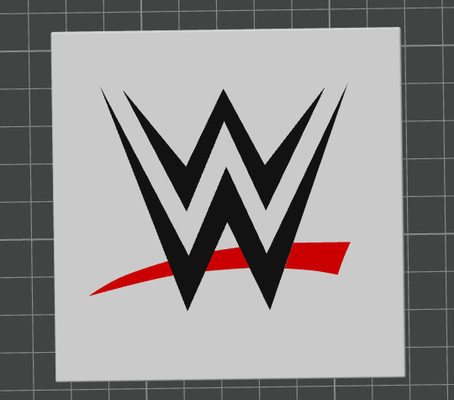 wwe coaster by auro2k household decor 3d print model - Mito3D
