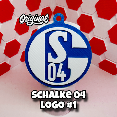 schalke 04 keychain 1 by tiroplast 3d art coin & badges 3d print model - Mito3D