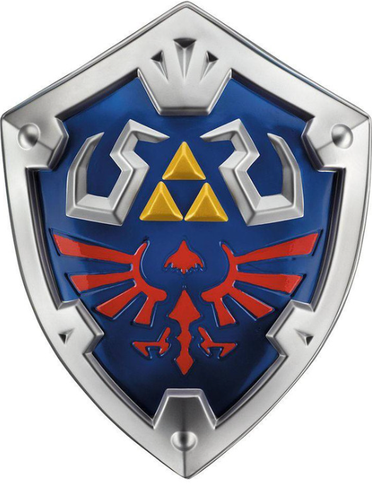 hylian shield remixed by saurabh357 toys & games characters zelda tears of kingdom zeldabotw 3D print model - Mito3D