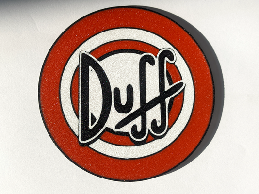 duff coaster by szaman household decor 3d print model - Mito3D