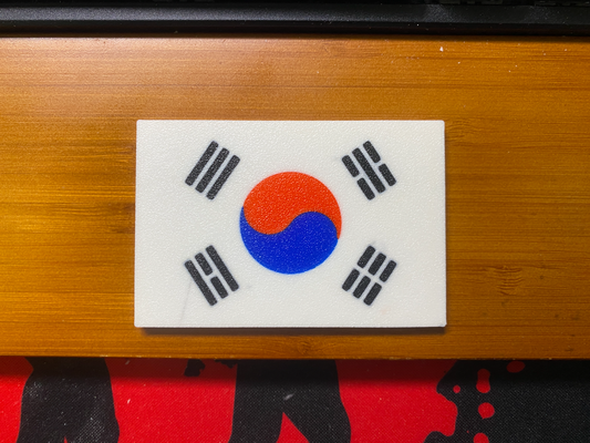 korean flag taegeuk-gi by greenharo art signs & logos 3d print model - Mito3D