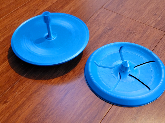spinnen 2 minute rotieren by hyperfokus spielzeuge spiele spinner zappeln spielzeug 3d print model - Mito3D