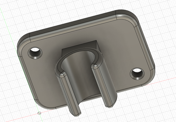 doğa yürüyüşü sopa duvara monte 20mm çap by basti85 ev halkı modeller çubuk 3d print model - Mito3D