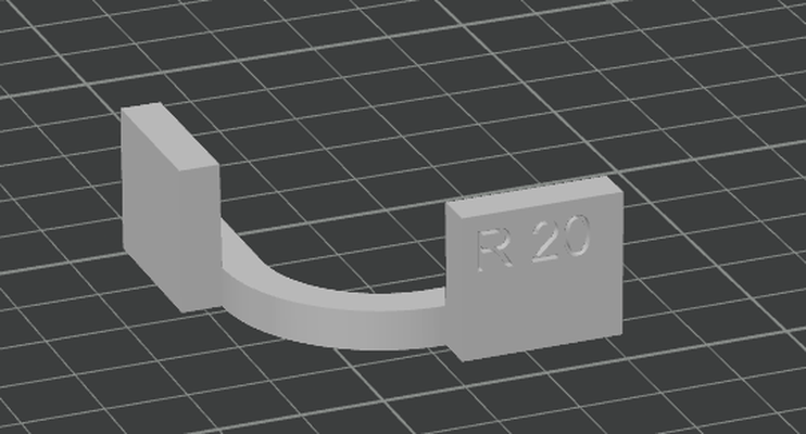 r20 raio guia marcenaria by lp impressão ferramentas medida ferramenta gadget 3d calibre 3d print model - Mito3D