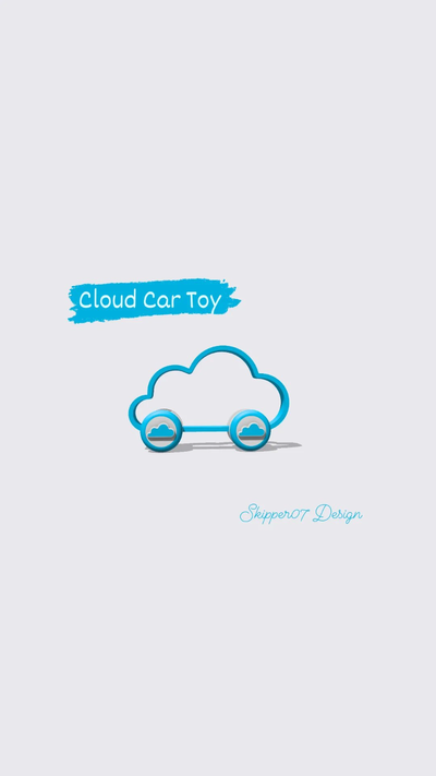 nuvem carro brinquedo by sk07 skipper07 passatempo faça veículos 3d print model - Mito3D
