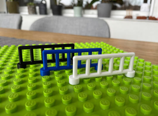 duplo compatible fence by hollowmaker toys & games zaun brick lego 3d print model - Mito3D
