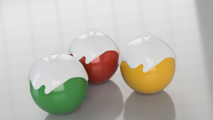 navidad pelota v2 by hg diseño casa festividades deco 3d print model - Mito3D