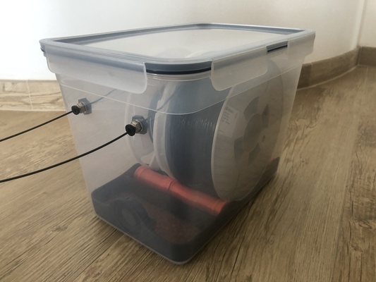 kuru kutu ikea 365+ 10 6l gıda konteyner by twotone74 3d yazıcı aksesuarlar biriktirici filament makara tutucusu kurutucu 3d print model - Mito3D