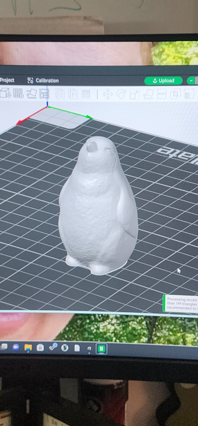 şirin kolay yazdır penguen by goof3d ev halkı dekor hayvan arkadaş canlısı güzel noel tatil no destek soğuk kış 3d print model - Mito3D