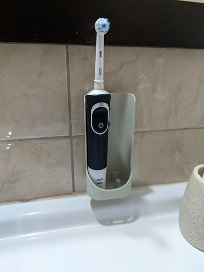 dual oral b spazzolino titolare supporto remixato by dalet11 domestico casa modelli dente orale 3d print model - Mito3D