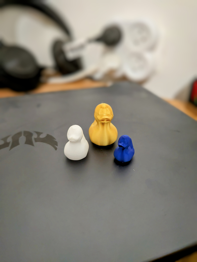 silgi ördek yeniden karıştırılmış by dalet11 minyatürler hayvanlar plastik 3d print model - Mito3D