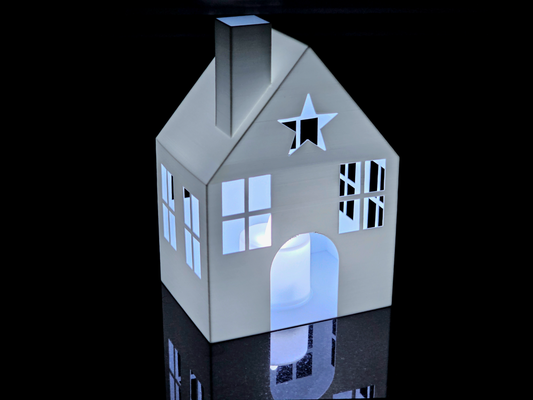 stampa in posto candela casa by hectorri domestico arredamento vela natale navidad casa 3d print model - Mito3D
