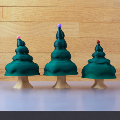 navidad arboles te ligero listo by plasticidad extraña casa festividades 2023 3d print model - Mito3D