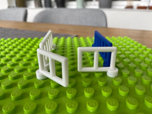 duplo compatible porte clôture by créateur creux jouets jeux lego tor entrée 3d print model - Mito3D