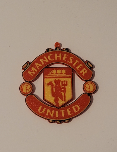 manchester united keychain by malebuffy hobby & diy sport outdoors 3d print model - Mito3D