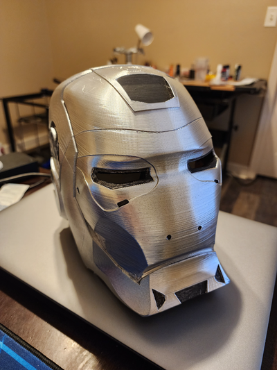 iron terminator fan art helmet by digitallyforgeddesigns props & cosplays masks helmets iron-man cosplay 3d print model - Mito3D