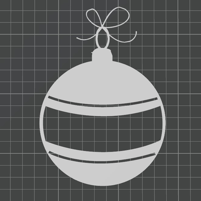 christmas bauble as a tree decoration by printingsolutionsinfo household decor weihnachtsdeko 3d print model - Mito3D