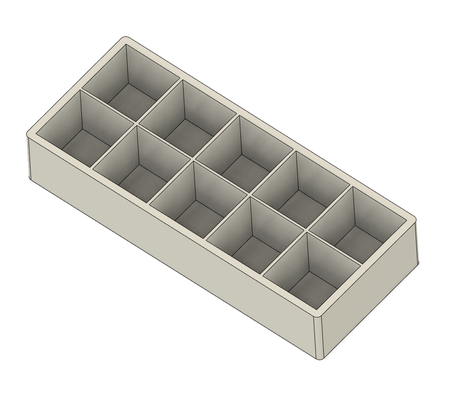 pequeña tornillo caja partes artículos in herramienta or oficina by 4d fabricante laboratorio 3d impresora accesorios 3d print model - Mito3D