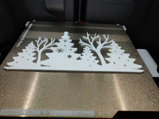 christmas forest by tr3dcreations household decor christmas2023 house 2023 3d print model - Mito3D