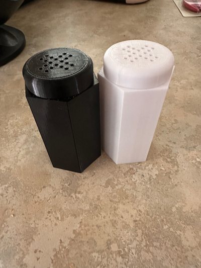salt pepper shaker by wpetheri household house models sat condiments 3d print model - Mito3D