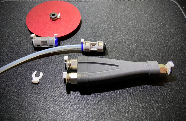 serratura clip pc4 pneumatico montaggio ptfe tubo connettore by cavolo 3d stampante parti m10 spingere bowden 3d print model - Mito3D