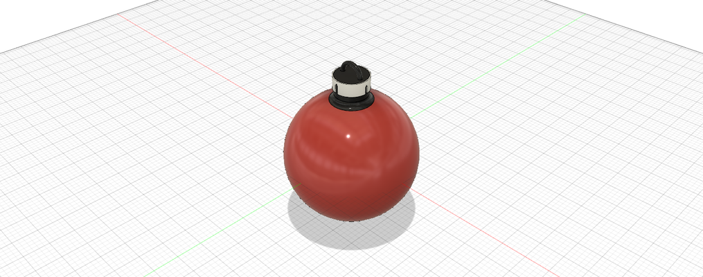 rot weihnachten ball by hornsby26 haushalt dekor ornament 3d print model - Mito3D