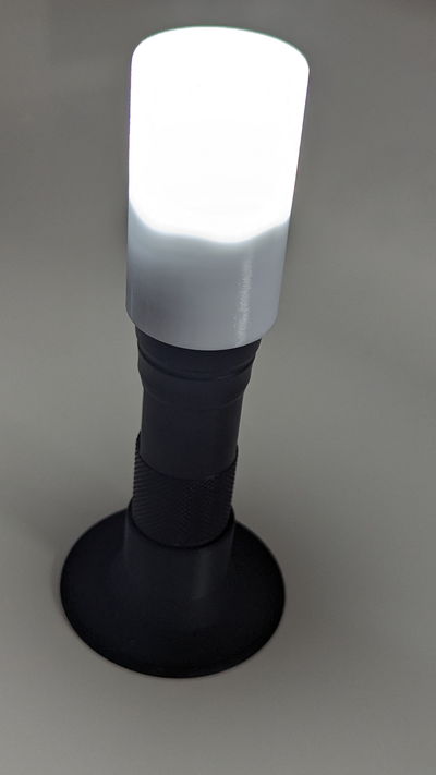 ayakta durmak difüzör led flashlight cree t6 xml 10w by printingsolutions info hobi kendin yap elektronik el feneri led flashlightholder 3d print model - Mito3D