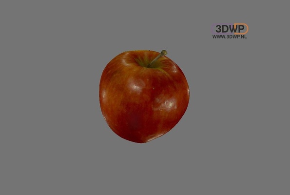 apple 3d scan by 3dwpnl household decor 3dscan 3dscanner einscan einscanse fruit 3d print model - Mito3D