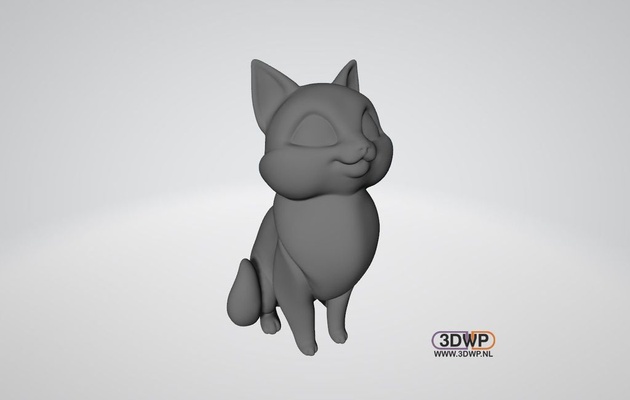gato figurilla by 3dwp nl arte esculturas 3d print model - Mito3D