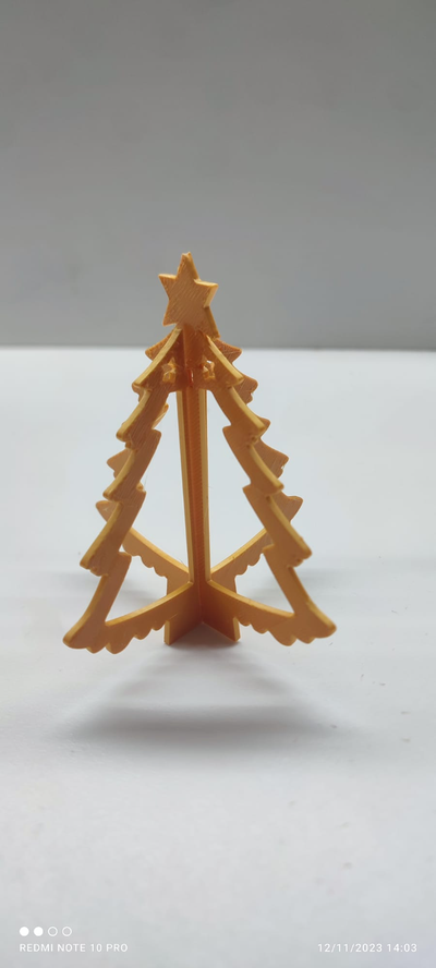 natale albero decorazione 2 pezzi remixato by fv corsa domestico festività 3d print model - Mito3D
