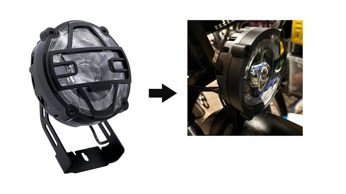 aliexpress ebike alternative headlight cover by hannibal smith hobby & diy sport outdoors motor cycle scooter moped 3d print model - Mito3D