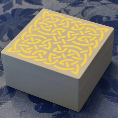 keltisch box by erzengel haushalt dekor deckel mehrfarbig ams fantasie zuhause haus 3d print model - Mito3D