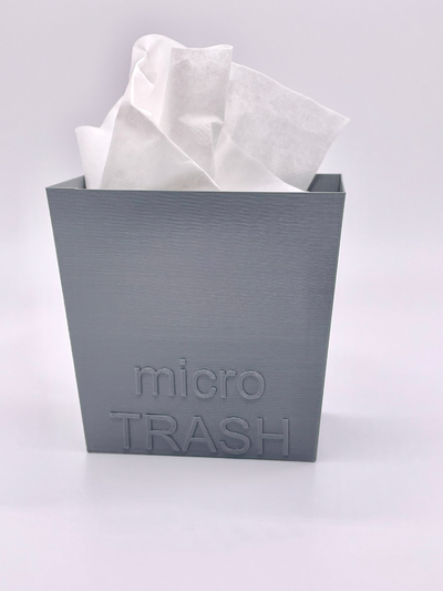micro basura compartimiento florero by rustam casa oficina lata decoración 3d print model - Mito3D